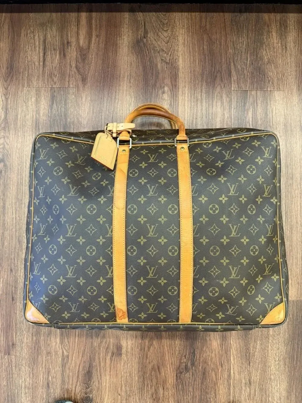Vintage LOUIS VUITTON Monogram Travel Bag Sirius 50 Authentic TS343163